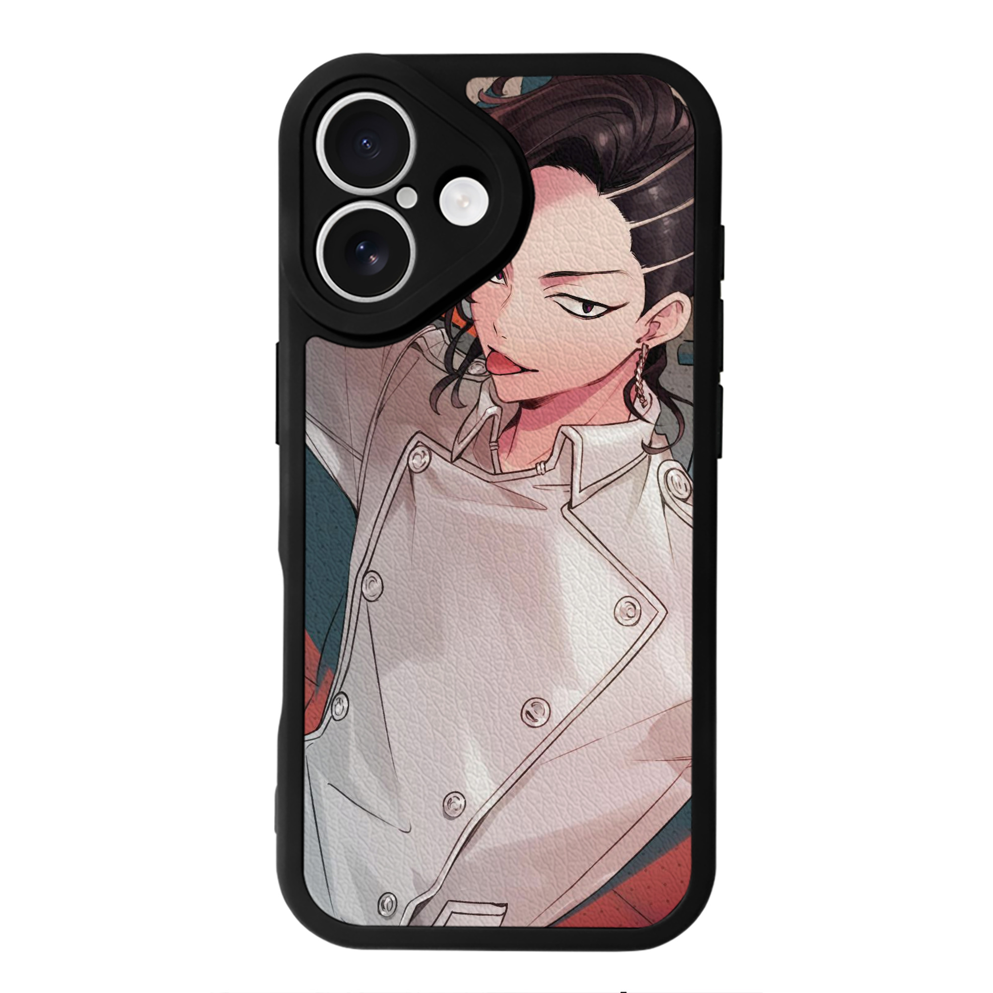 （画像用） 東京リベンジャーズ Tokyo Revengers 【iPhone 16シリーズ対応】シリコンスマホケース（レザー調） 材質：シリコン